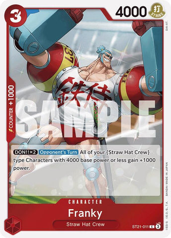 Franky - Foil (Starter Deck 21 EX: Gear 5)(ST21-011)(C)