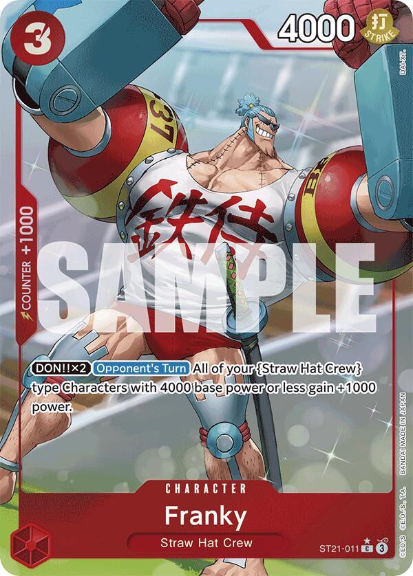 Franky (Parallel) - Foil (Starter Deck 21 EX: Gear 5)(ST21-011)(C)