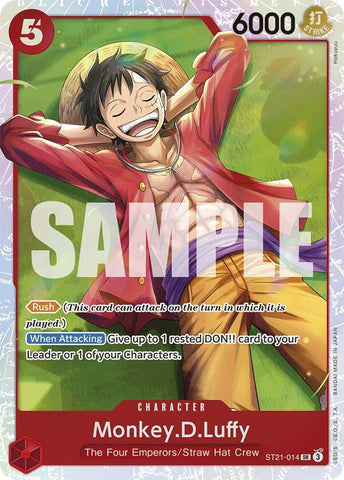 Monkey.D.Luffy (014) - Foil (Starter Deck 21 EX: Gear 5)(ST21-014)(SR)