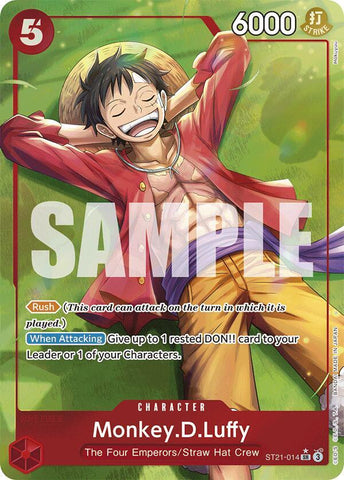 Monkey.D.Luffy (014) (Parallel) - Foil (Starter Deck 21 EX: Gear 5)(ST21-014)(SR)