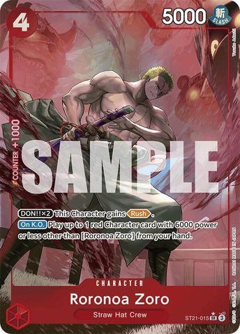 Roronoa Zoro (Parallel) - Foil (Starter Deck 21 EX: Gear 5)(ST21-015)(SR)