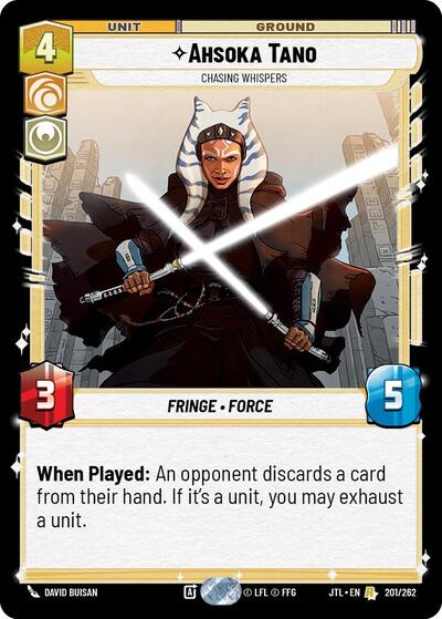 Ahsoka Tano, Chasing Whispers (Jump to Lightspeed)(JTL-201/262)(R)