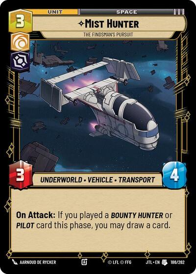 Mist Hunter, The Findsman's Pursuit (Jump to Lightspeed)(JTL-186/262)(U)