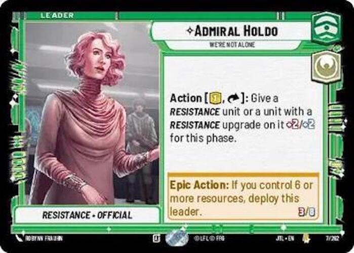 Admiral Holdo - We're Not Alone (007/257) [Jump to Lightspeed]