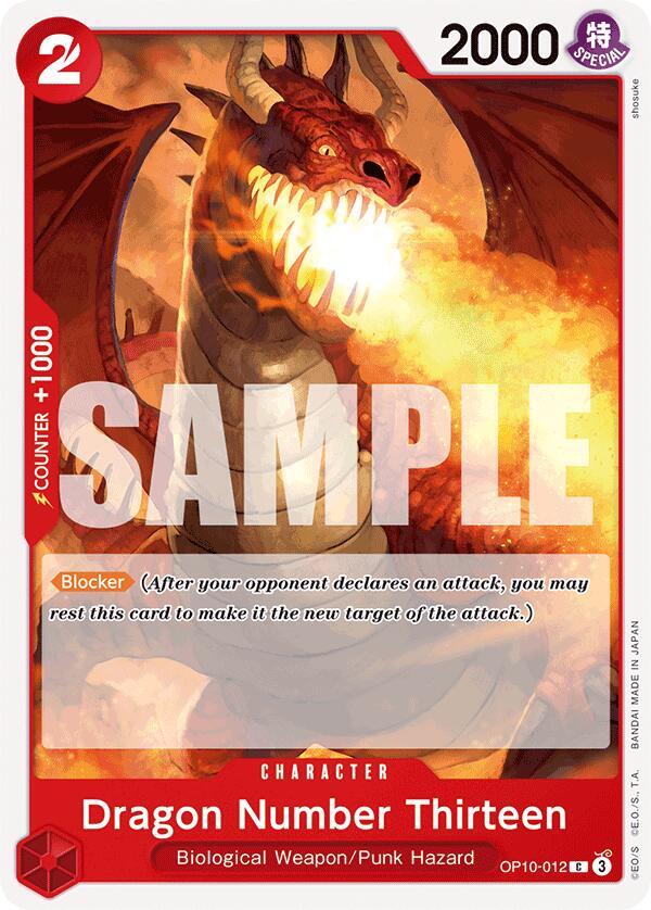 Dragon Number Thirteen (Royal Blood)(OP10-012)(C)