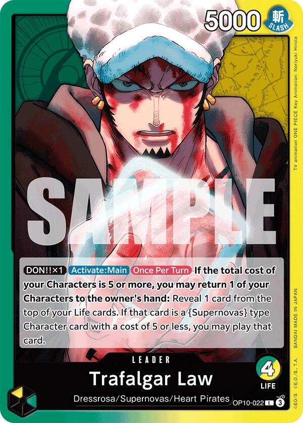 Trafalgar Law (022) (Royal Blood)(OP10-022)(L)
