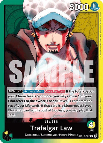 Trafalgar Law (022) (Royal Blood)(OP10-022)(L)