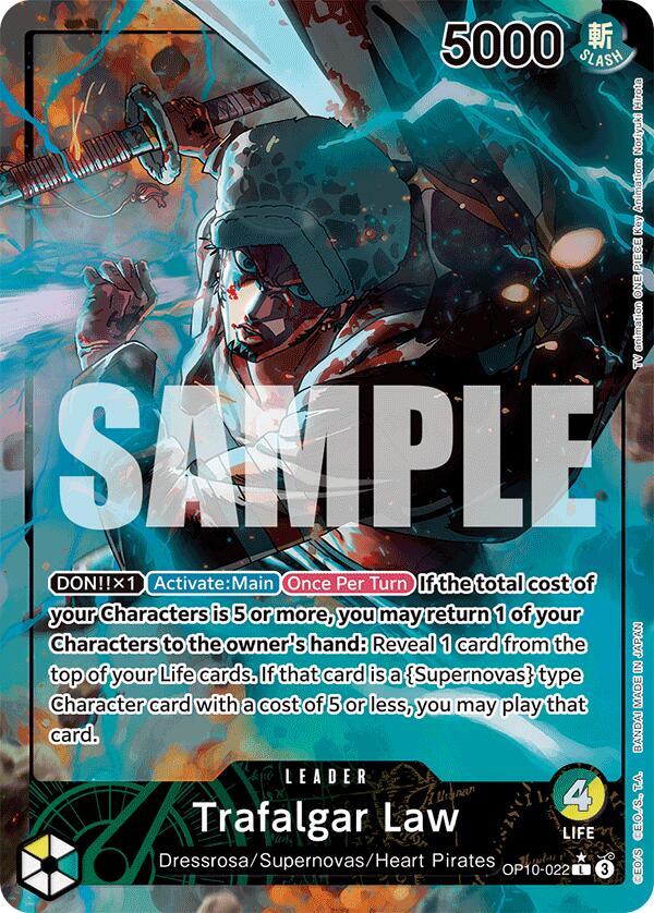 Trafalgar Law (022) - Parallel - Foil (Royal Blood)(OP10-022)(L)
