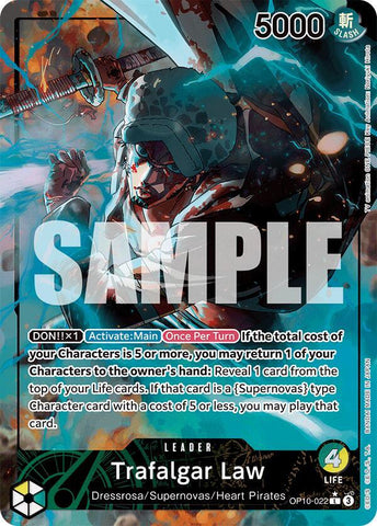 Trafalgar Law (022) - Parallel - Foil (Royal Blood)(OP10-022)(L)