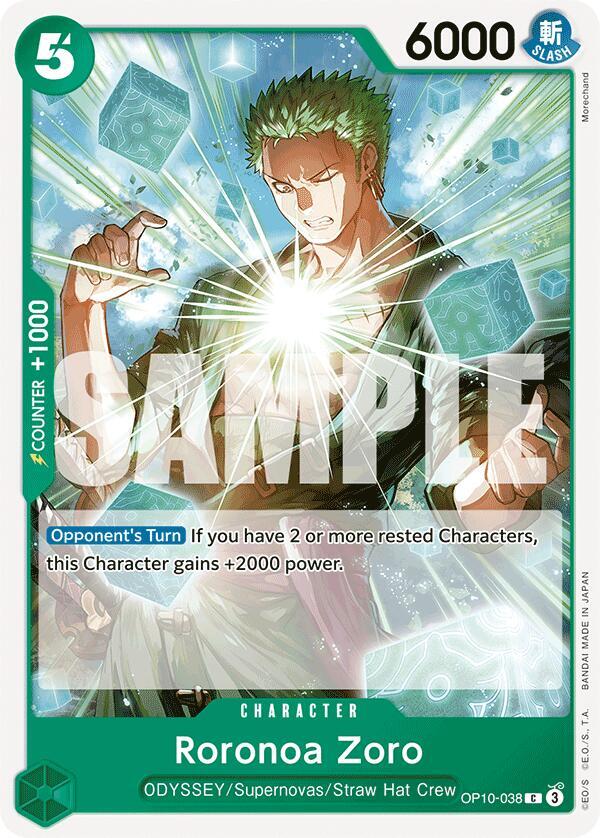 Roronoa Zoro (038) (Royal Blood)(OP10-038)(C)