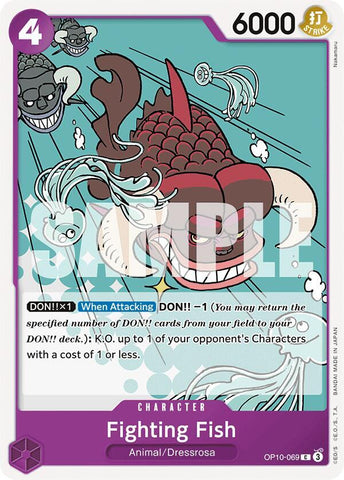 Fighting Fish (Royal Blood)(OP10-069)(C)