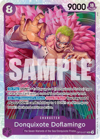 Donquixote Doflamingo - Foil (Royal Blood)(OP10-071)(SR)