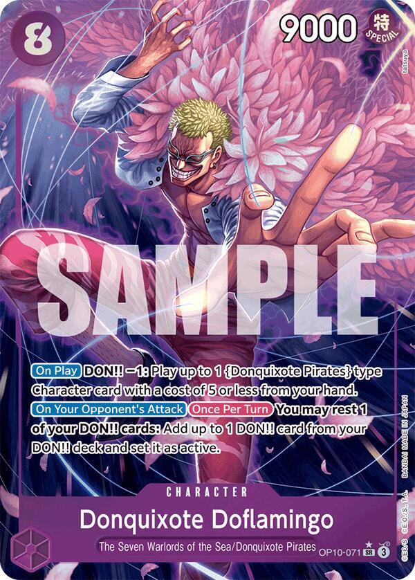 Donquixote Doflamingo - Parallel - Foil (Royal Blood)(OP10-071)(SR)