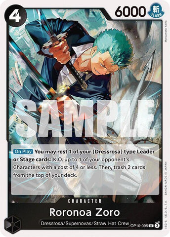 Roronoa Zoro (095) - Foil (Royal Blood)(OP10-095)(R)