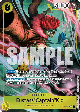 Eustass"Captain"Kid (112) - Parallel - Foil (Royal Blood)(OP10-112)(SR)