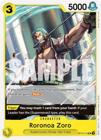 Roronoa Zoro (113) (Royal Blood)(OP10-113)(UC)