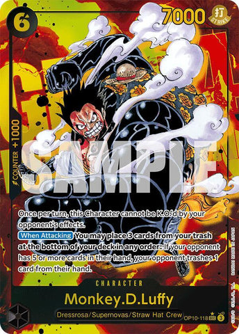 Monkey.D.Luffy (118) - Parallel - Foil (Royal Blood)(OP10-118)(SEC)