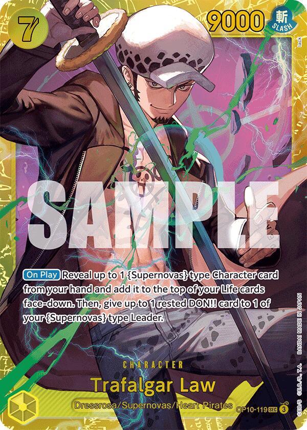 Trafalgar Law (119) - Foil (Royal Blood)(OP10-119)(SEC)