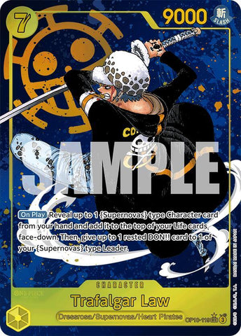 Trafalgar Law (119) - Parallel - Foil (Royal Blood)(OP10-119)(SEC)