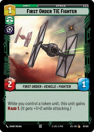 First Order TIE Fighter (Jump to Lightspeed)(JTL-081/262)(C)