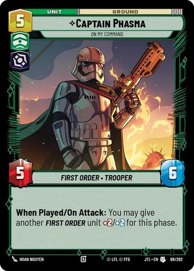 Captain Phasma, On My Command (Jump to Lightspeed)(JTL-088/262)(U)