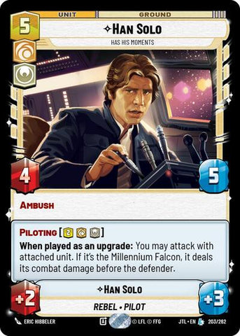 Han Solo, Has His Moments (Jump to Lightspeed)(JTL-203/262)(L)