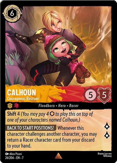 Calhoun - Courageous Rescuer - Cold Foil (Archazia's Island)(7-026/204)(R)