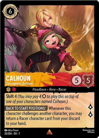 Calhoun - Courageous Rescuer - Cold Foil (Archazia's Island)(7-026/204)(R)