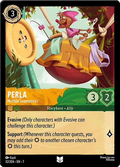 Perla - Nimble Seamstress - Cold Foil (Archazia's Island)(7-032/204)(U)