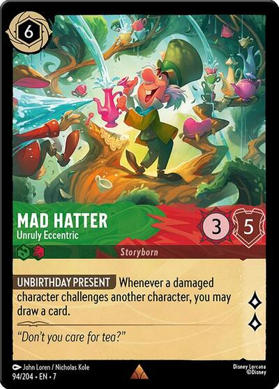 Mad Hatter - Unruly Eccentric - Cold Foil (Archazia's Island)(7-094/204)(R)