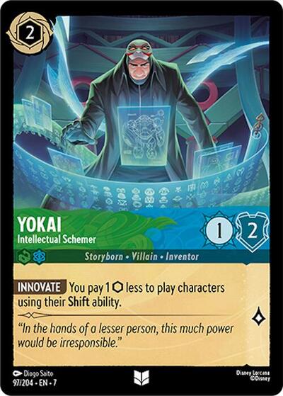 Yokai - Intellectual Schemer - Cold Foil (Archazia's Island)(7-097/204)(U)