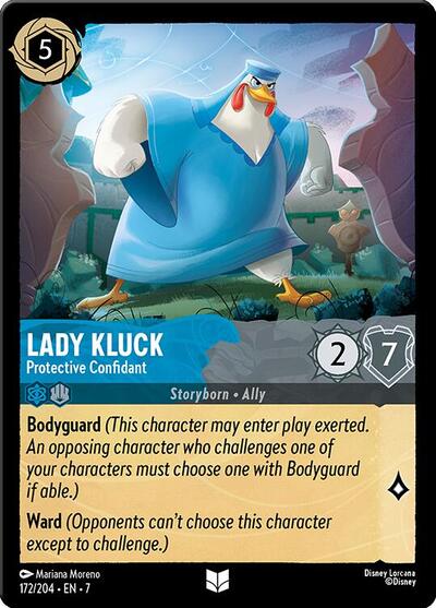 Lady Kluck - Protective Confidant (Archazia's Island)(7-172/204)(U)