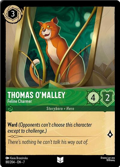 Thomas O'Malley - Feline Charmer - Cold Foil (Archazia's Island)(7-088/204)(U)