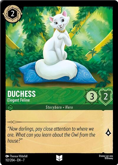 Duchess - Elegant Feline - Cold Foil (Archazia's Island)(7-112/204)(U)