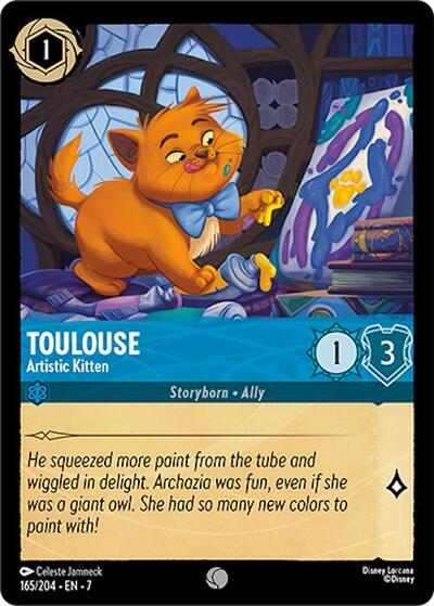 Toulouse - Artistic Kitten - Cold Foil (Archazia's Island)(7-165/204)(C)