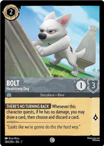 Bolt - Headstrong Dog - Cold Foil (Archazia's Island)(7-184/204)(C)