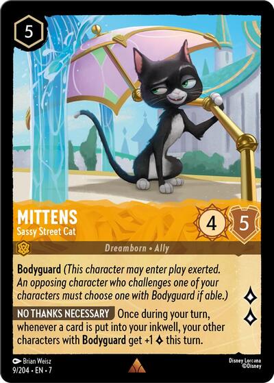 Mittens - Sassy Street Cat - Cold Foil (Archazia's Island)(7-009/204)(R)