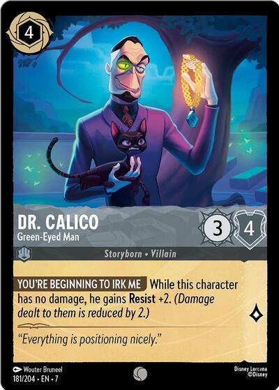 Dr. Calico - Green-Eyed Man (Archazia's Island)(7-181/204)(C)