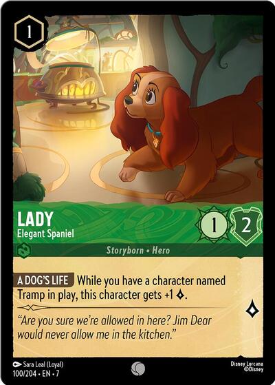 Lady - Elegant Spaniel (Archazia's Island)(7-100/204)(C)