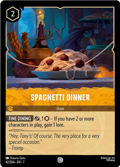 Spaghetti Dinner (Archazia's Island)(7-042/204)(C)