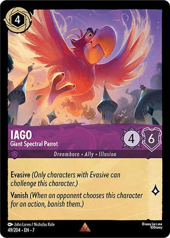 Iago - Giant Spectral Parrot (Archazia's Island)(7-049/204)(R)