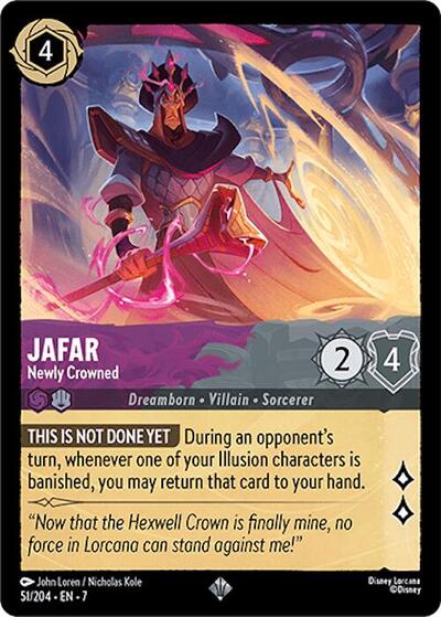 Jafar - Newly Crowned (Archazia's Island)(7-051/204)(SR)