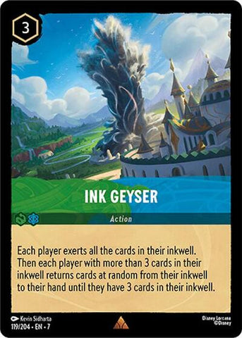 Ink Geyser (Archazia's Island)(7-119/204)(R)