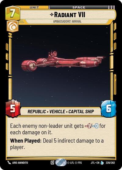 Radiant VII, Ambassadors' Arrival (Jump to Lightspeed)(JTL-226/262)(L)