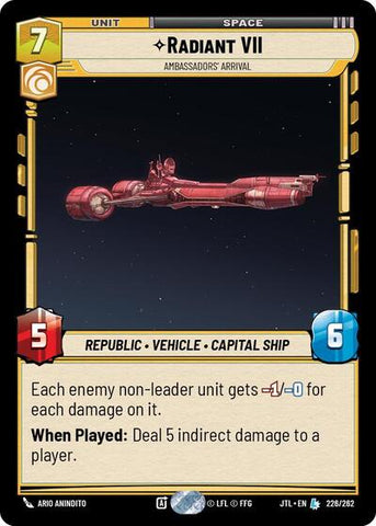 Radiant VII, Ambassadors' Arrival (Jump to Lightspeed)(JTL-226/262)(L)