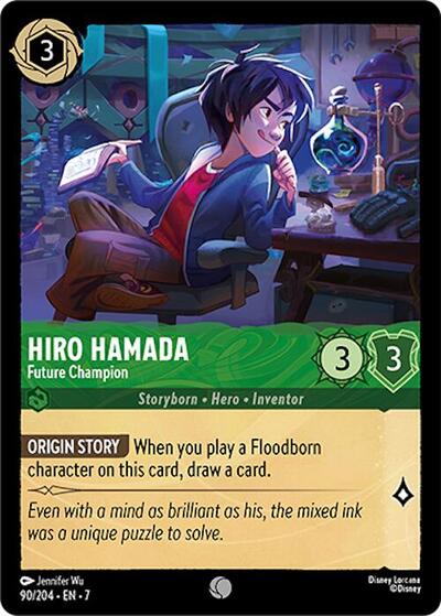 Hiro Hamada - Future Champion - Cold Foil (Archazia's Island)(7-090/204)(C)
