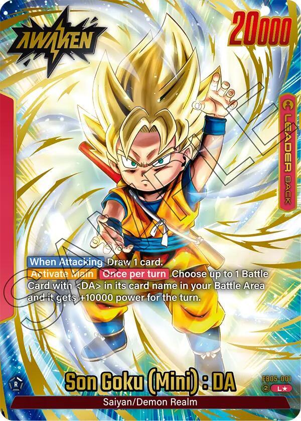 Son Goku (Mini) : DA [Alternate Art] [Foil] (FB05-001)(L)