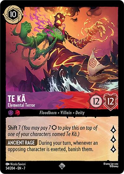 Te Ka - Elemental Terror (Archazia's Island)(7-054/204)(SR)