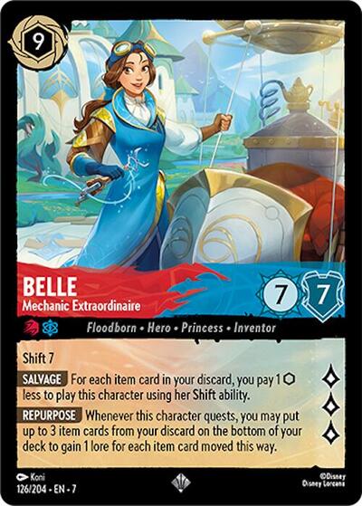 Belle - Mechanic Extraordinaire (Archazia's Island)(7-126/204)(SR)