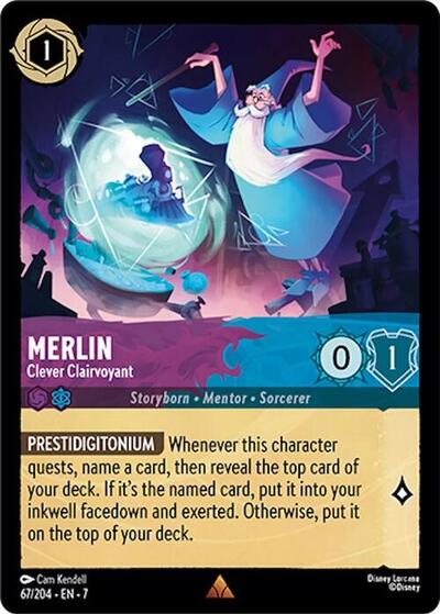 Merlin - Clever Clairvoyant (Archazia's Island)(7-067/204)(R)